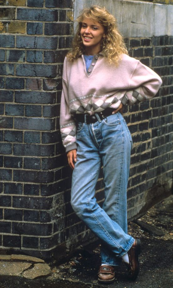 Kylie Minogue Rocked High Waisted Jeans The First Time Around, 1988