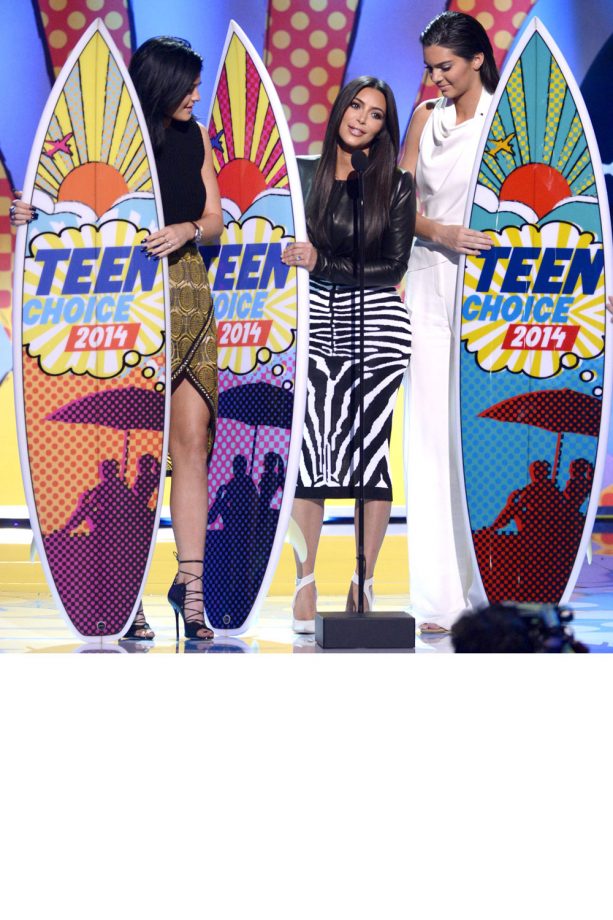 The Kardashian-Jenner's At The Teen Choice Awards, 2014