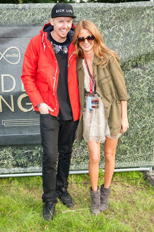 Millie Mackintosh And Husband Professor Green Looking Loved Up At V Festival, 2014