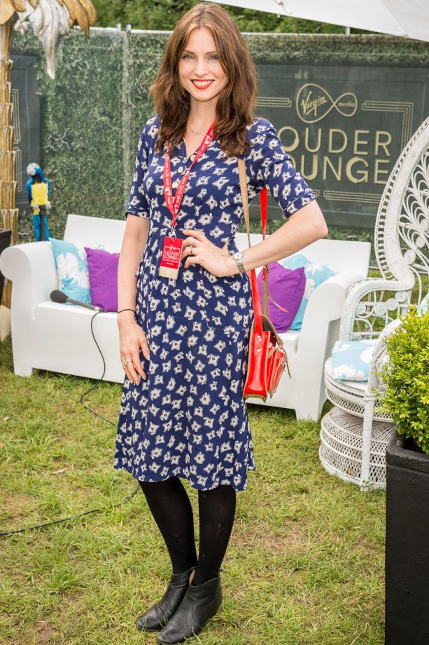 Sophie Ellis-Bexter Looks Lovely In Print At V Festival, 2014