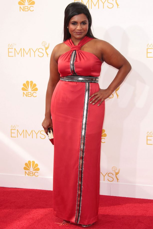 Mindy Kaling Wears Kenzo At The Emmy Awards, 2014