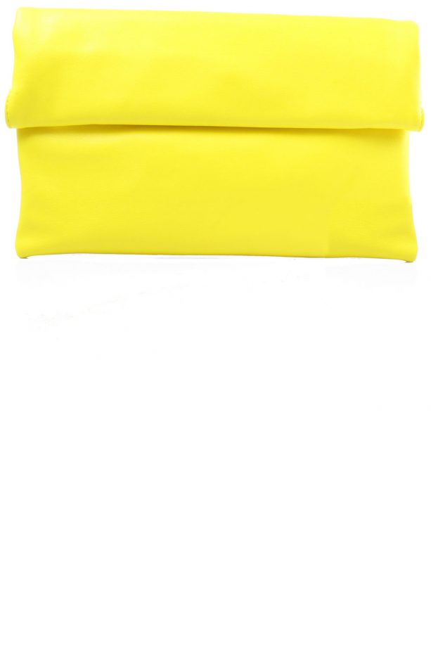 Accessoryo Yellow Slouch Clutch Bag, £22