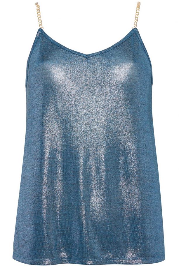 Primark Chain Strap Metallic Cami, £6