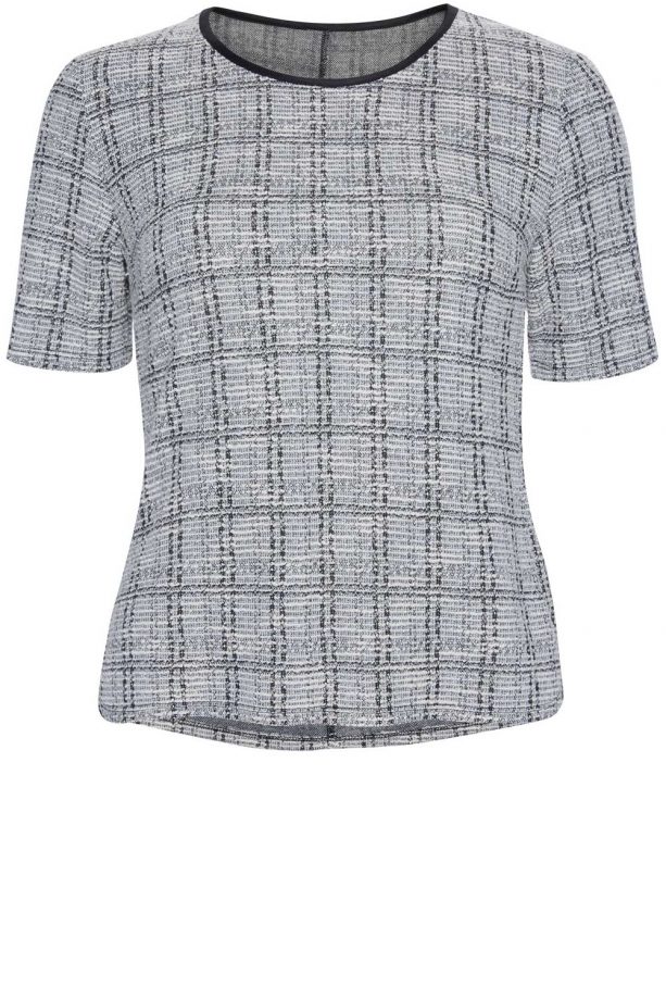Primark Check Jacquard Tee, £8