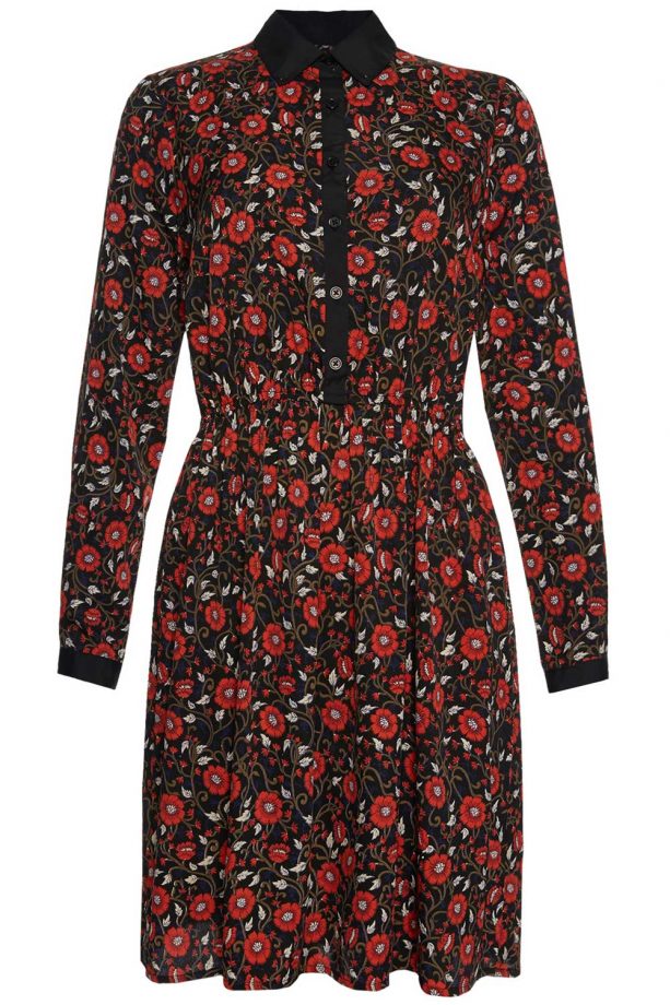 Primark Contrast Collar Floral Dress, £13