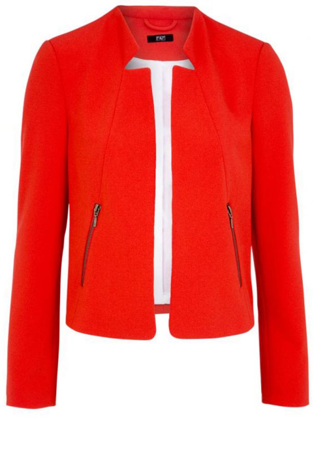 F&F Crepe Slim Collar Cropped Jacket, £25