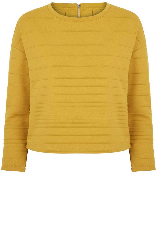 Fearne Cotton For Very Ribbed Mustard Crop Top, £29