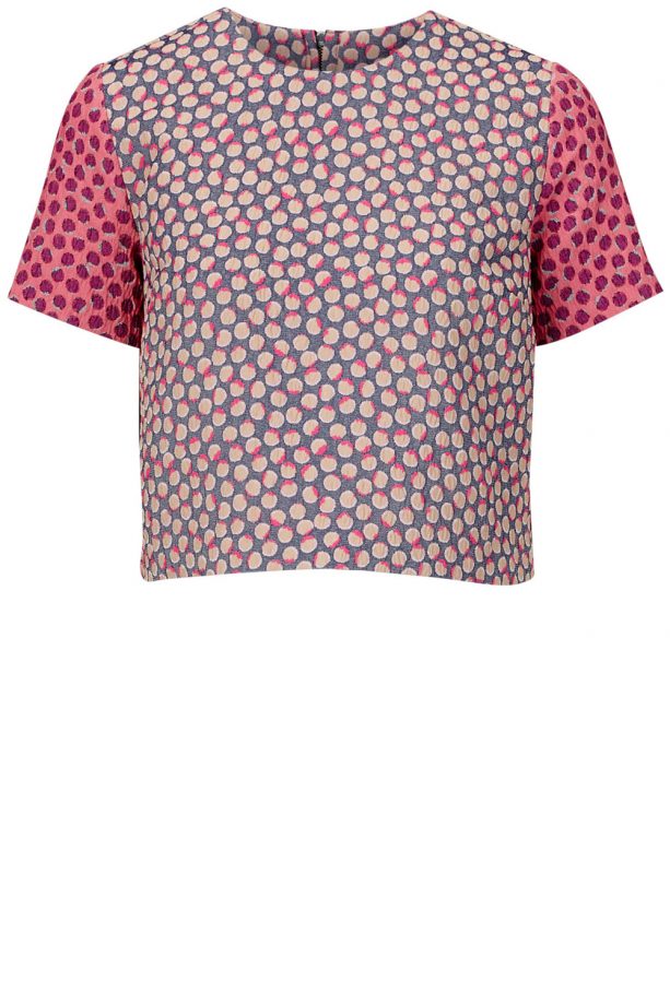 Fearne Cotton For Very Jacquard Boxy Crop Top, £25