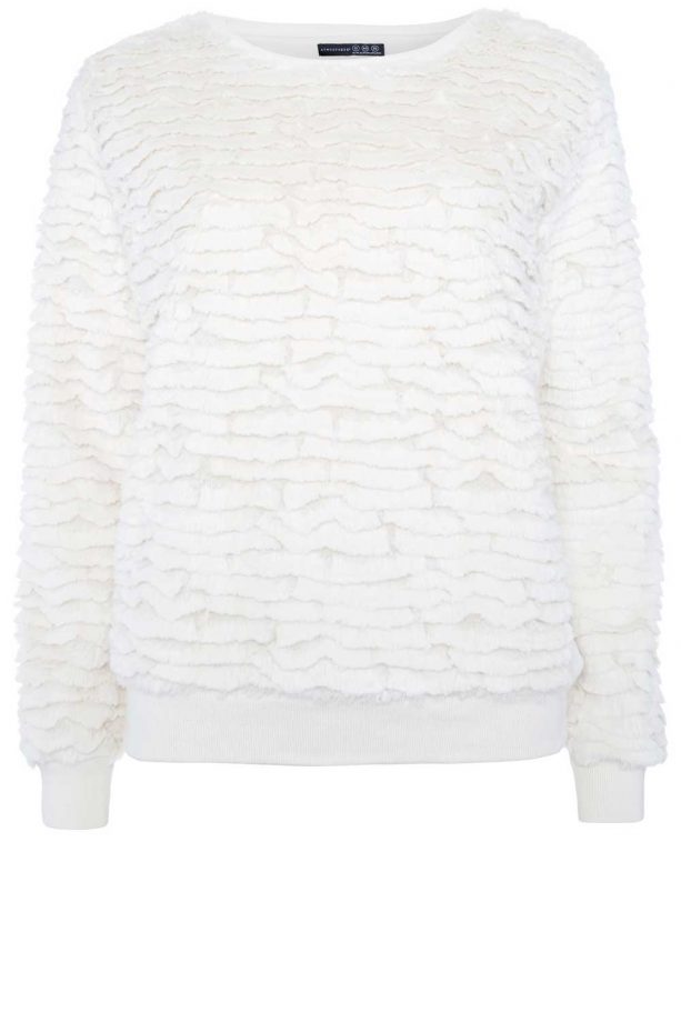 Primark Ivory Fur Sweat, £10