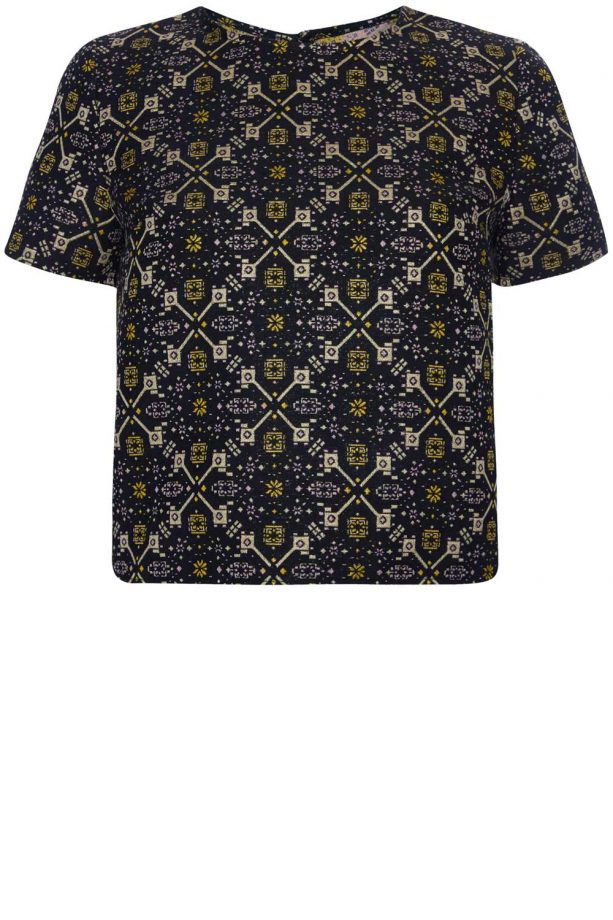 Primark Jacquard Gold Top, £14