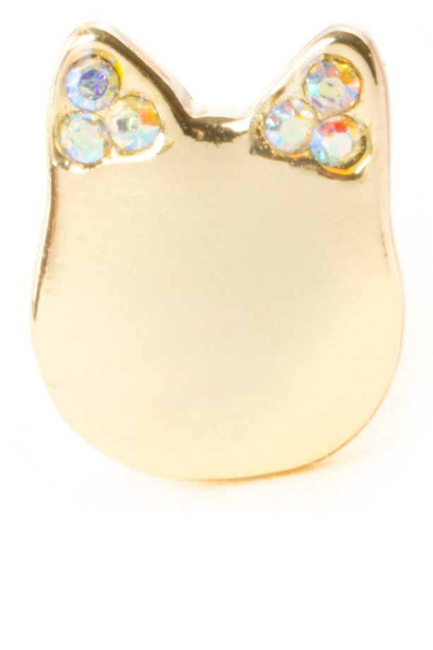 Katy Perry Kitten Gold Earrings