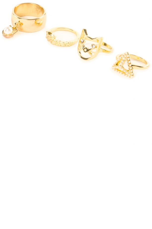 Katy Perry Kitten Gold Rings
