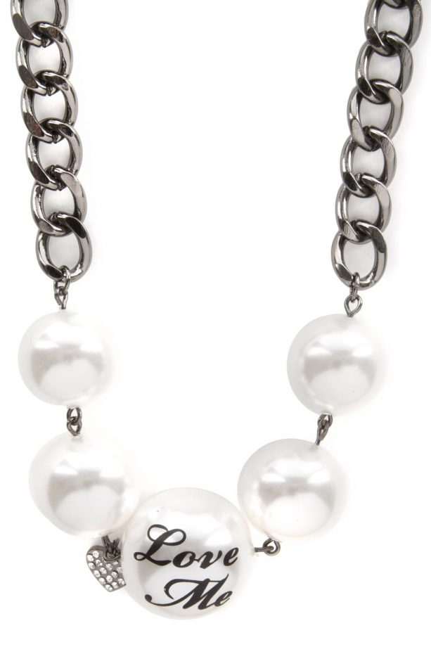 Katy Perry Kitten Pearl Black Necklace