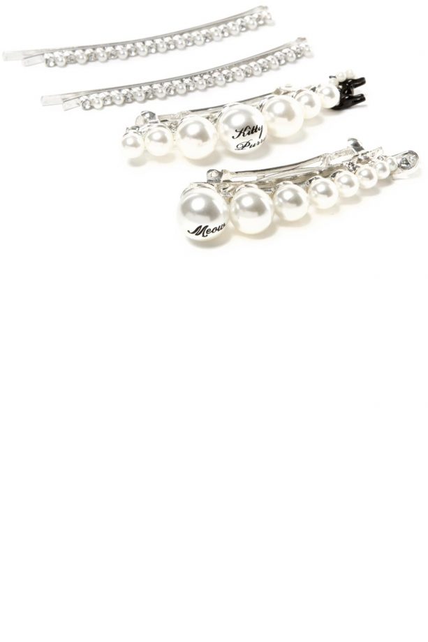 Katy Perry Kitten Pearl Hair Barrettes