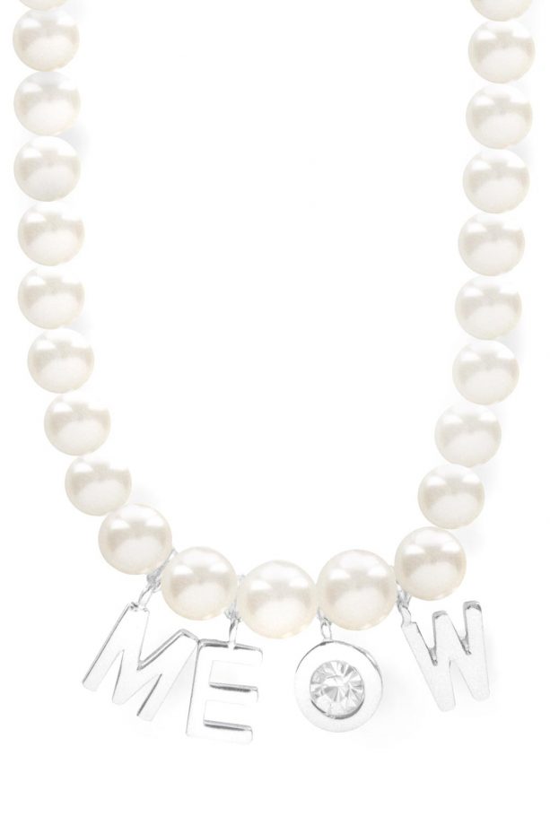 Katy Perry Kitten Pearl Necklace