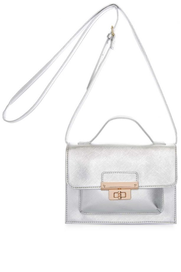 Primark Metallic X Body Bag, £6