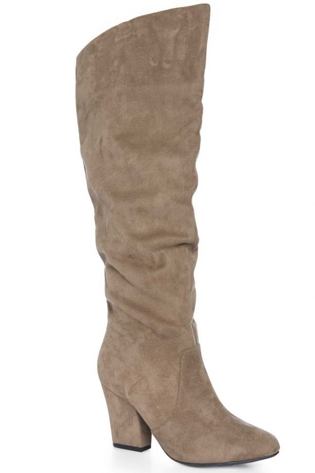 Primark Mink Slouch Block Heel Boot, £18
