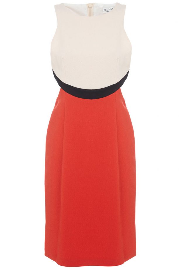 Miss Selfridge Red Colour Block Dress, £45