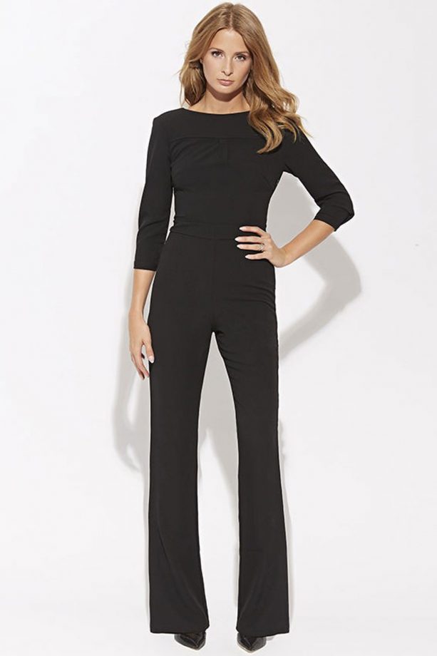 Millie Mackintosh Collection Scoop Back Black Jumpsuit, £90