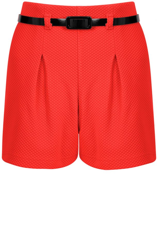 She Likes Red Waffle Shorts, £18