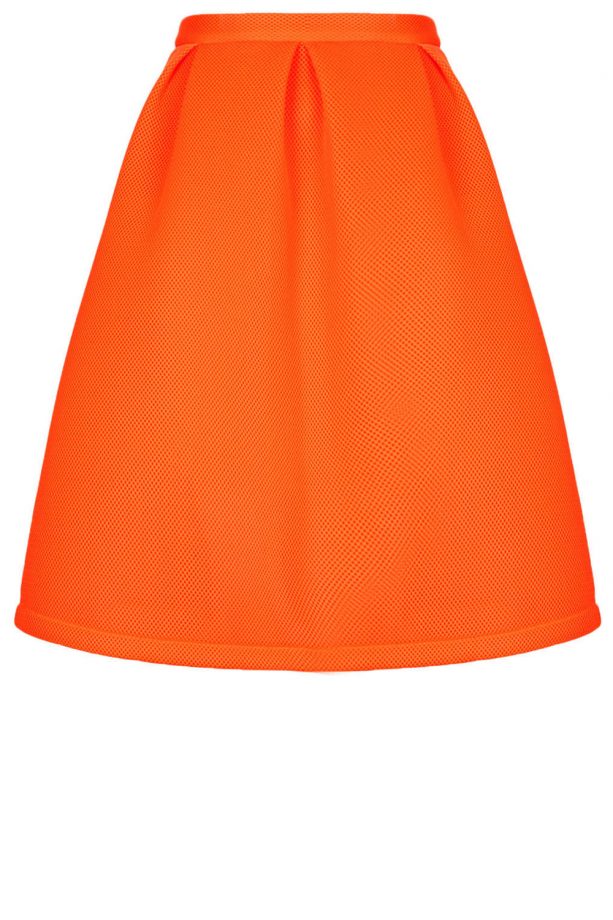 Topshop Airtex Pleated Midi Skirt, £58