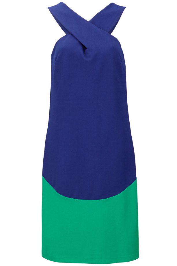 Very Defintions Cross Front Jersey Colour Block Dress, £35