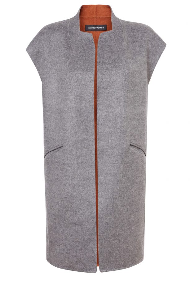 Warehouse Grey Sleeveless Gilet