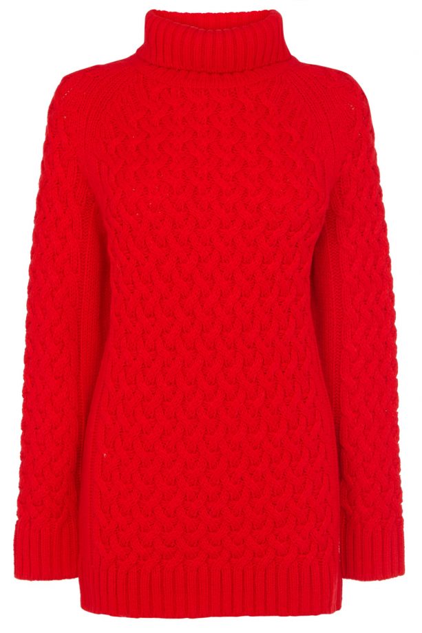 Warehouse Red Knit