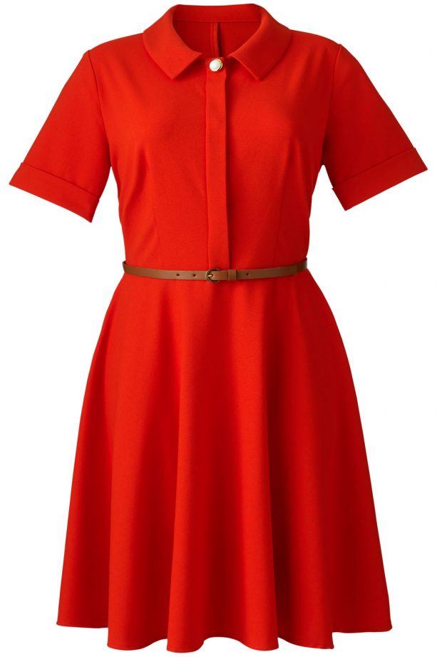 LOOK For Simply Be Shirt Style Belted Dress, £60