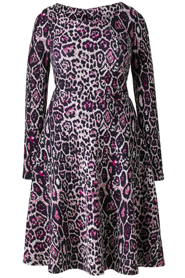 LOOK For Simply Be Animal Print Skater Dress, £55