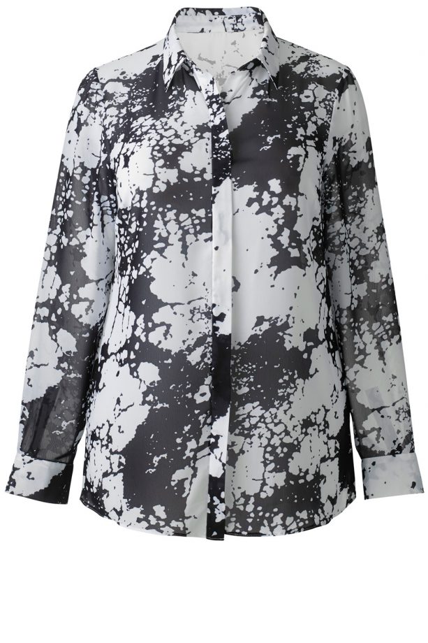 LOOK For Simply Be Printed Long Sleeve Shirt, £35