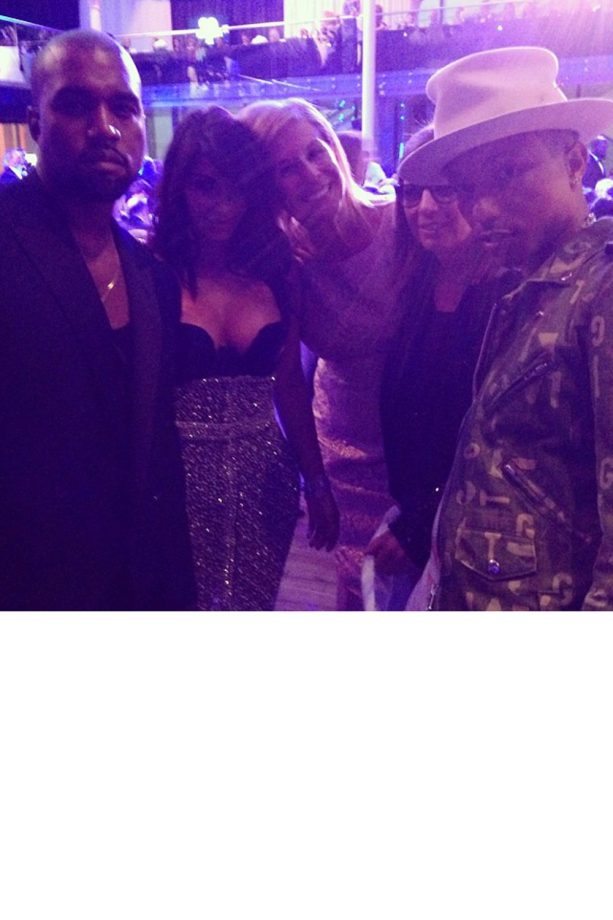 Kanye West, Kim Kardashian And Pharrell Williams Get The Party Started At The GQ Men Of The Year Awards, 2014