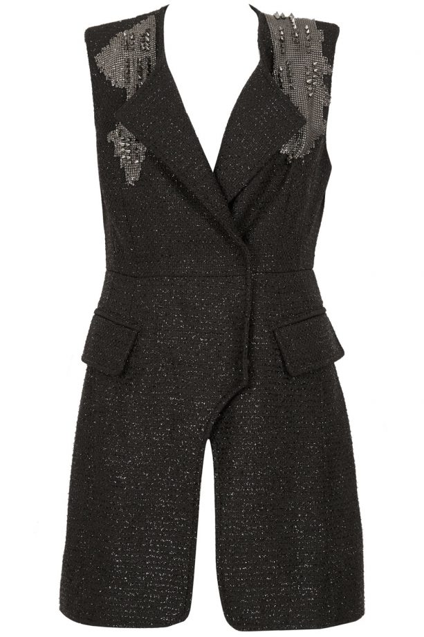 Millie Mackintosh Collection Double Breasted Lurex Waistcoat, £140