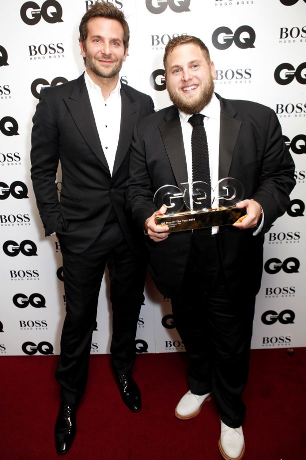 Bradley Cooper And Jonah Hill At The GQ Men Of The Year Awards, 2014