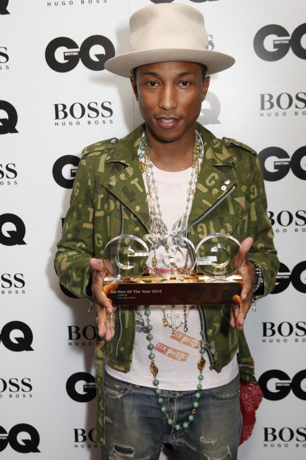 Pharrell Williams Wins At The GQ Men Of The Year Awards, 2014
