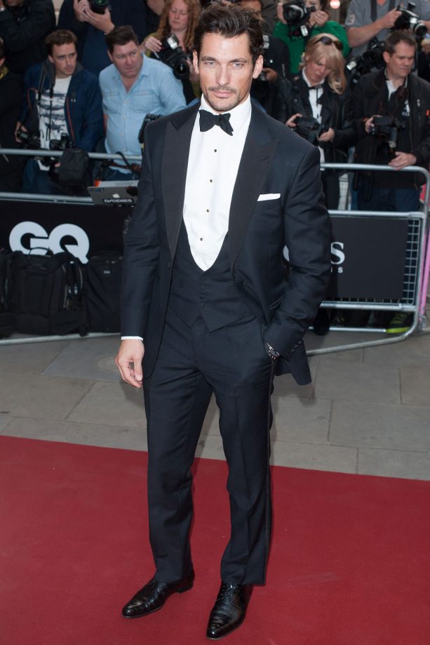 David Gandy Suits Up For The GQ Men Of The Year Awards, 2014