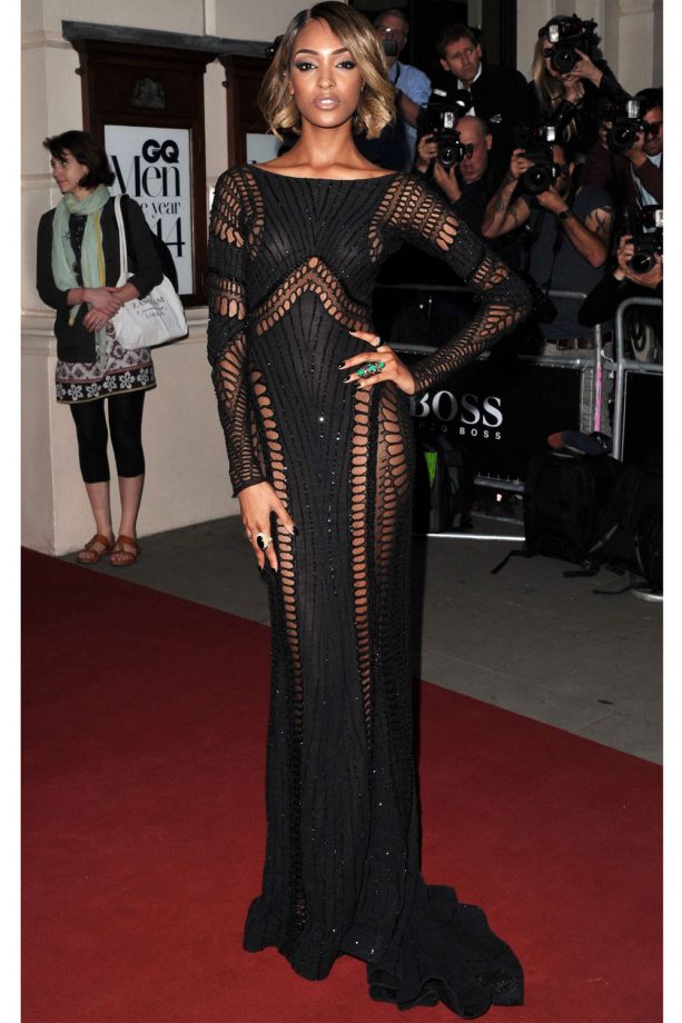 Jourdan Dunn Does Black Zuhair Murad At The GQ Men Of The Year Awards, 2014