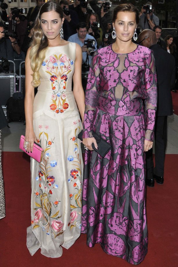 Amber Le Bon And Yasmin Le Bon Wear Temperley London At The GQ Men Of The Year Awards, 2014