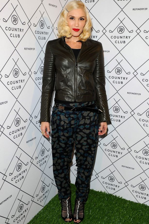 Gwen Stefani At The Refinery29 Country Club Launch During New York Fashion Week, 2014