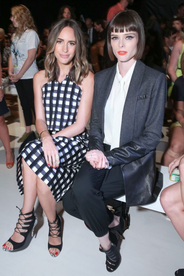 Coco Rocha And Louise Roe At The Marissa Webb Show During New York Fashion Week, 2014