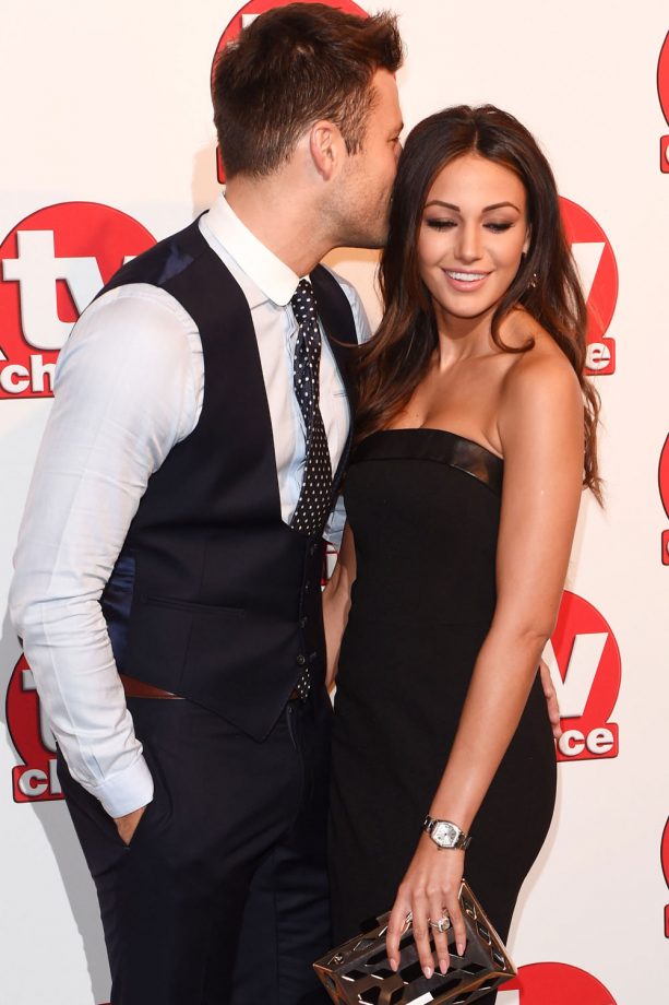 Mark Wright And Michelle Keegan At The TV Choice Awards, 2014