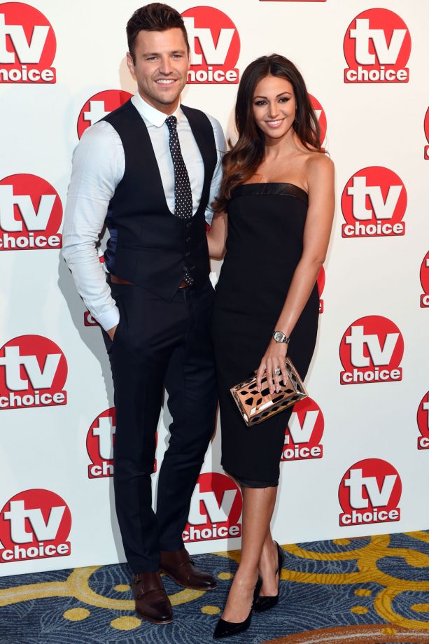 Mark Wright And Michelle Keegan At The TV Choice Awards, 2014