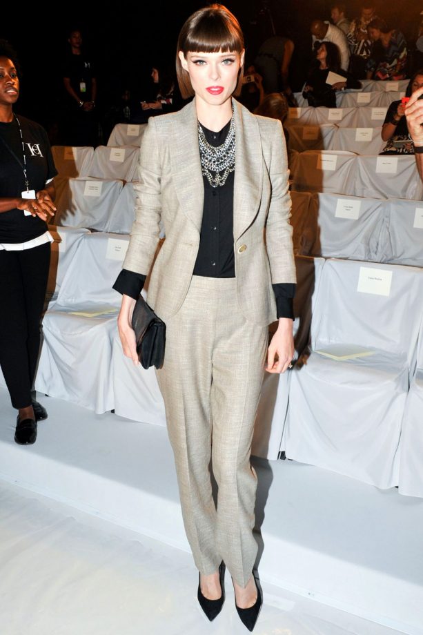 Coco Rocha At The Carolina Herrera Show During New York Fashion Week, 2014