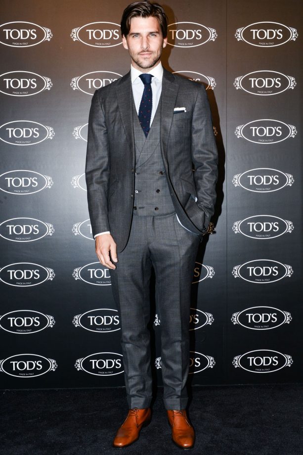 Johannes Huebl At TOD'S Madison Boutique Party During New York Fashion Week, 2014