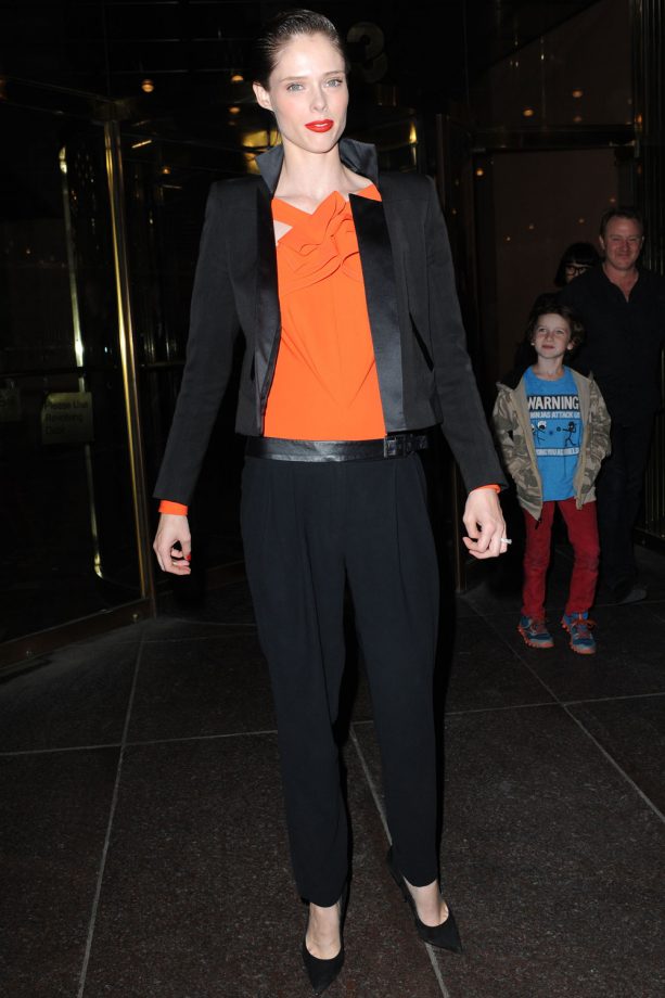 Coco Rocha At The Zac Posen Show During New York Fashion Week, 2014