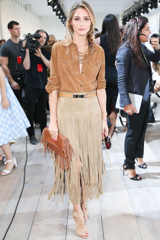 Olivia Palermo At The Michael Kors Show During New York Fashion Week, 2014