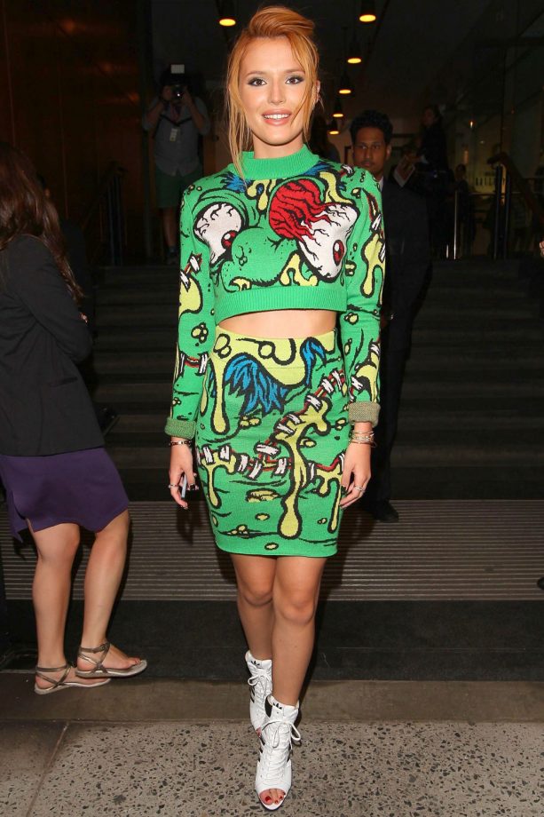 Bella Thorne At The Jeremy Scott Show During New York Fashion Week, 2014
