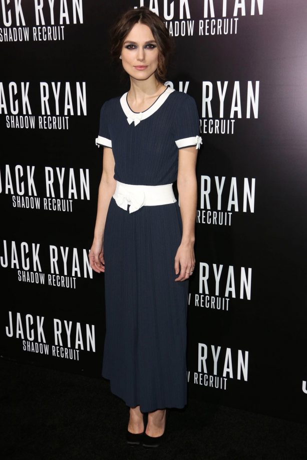 Keira Knightley Goes Vintage At The 'Jack Ryan: Shadow Recruit' LA Premiere, 2014