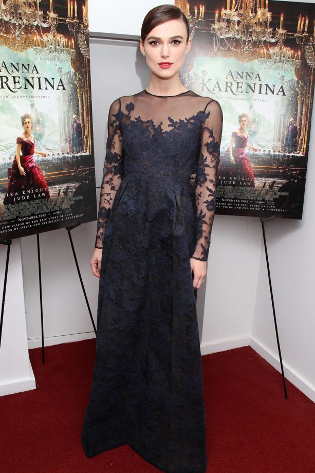 Keira Knightley Is Super-Sleek In Valentino At The 'Anna Karenina' Film Screening In New York, 2012