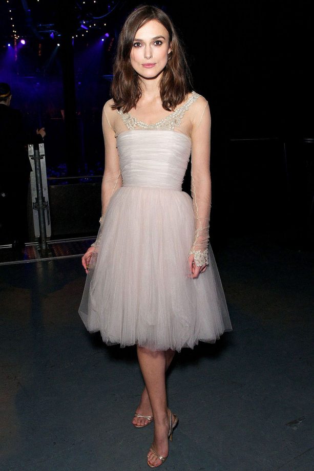 Keira Knightley Recycles Her Rodarte Wedding Dress AGAIN At The SeriousFun Children's Network London Gala In London, 2013
